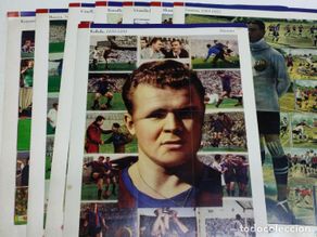 Colecionismo desportivo: LOTE 8 POSTER-CROMOS FC BARCELONA BARÇA: GUARDIOLA, KOEMAN, KUBALA, CRUYFF, ALCANTARA, RAMALLETS...